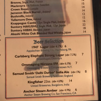 The Drunken Munkey Ues menu