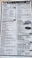 The Lost Cajun menu