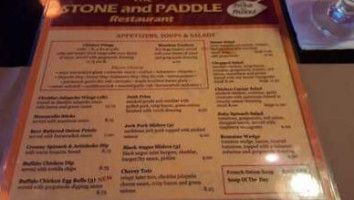 Stone Paddle menu