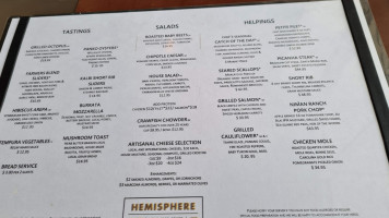 Hemisphere menu