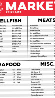 King's Fish House Corona menu