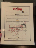 Kobe Seafood Steak House menu