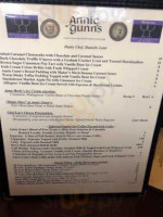 Annie Gunn's Restaurant menu