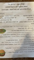 The Grill At Legacy Ridge menu