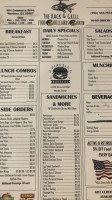 Rack Grill menu