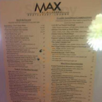 Max At Mirabeau Lounge menu