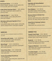 Ruscello menu