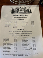 Seneca Lodge menu
