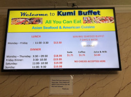Kumi Buffet inside