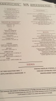 XIX Nineteen menu