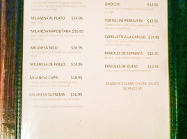 Saldivia's South American Grill menu