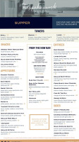 Rappahannock Oyster menu