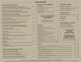 The Independent Ice Co. menu