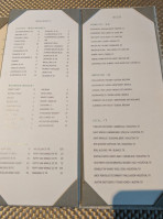 The Grove menu