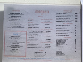 Mersea Restaurant, Bar And Venue menu