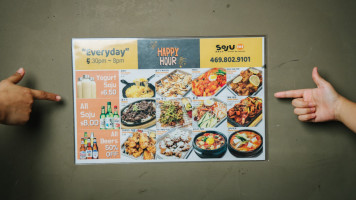 Soju 101 Karaoke, Korean Kitchen food