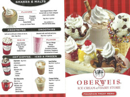 Oberweis Ice Cream And Dairy Store food