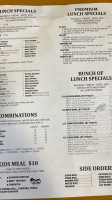 39 Degrees menu