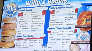 Willy's Bagels Blends menu