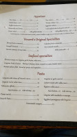 The Original Vincent's menu