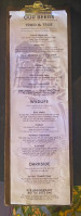Zydeco Brew Werks menu