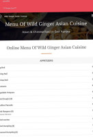 Wild Ginger Asian Cuisine inside