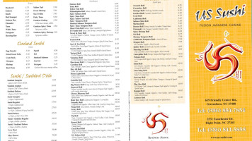 US Sushi menu