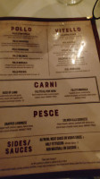Carino's Northern Italian Cuisine menu