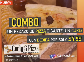 Curly Pizza food