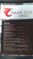 Naan Curry Grill menu