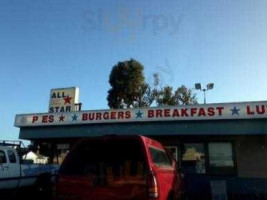 All Star Hamburgers outside