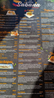 La Gran Sabana menu