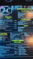 J C Delicia's menu