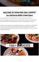Chow King Grill Buffet food