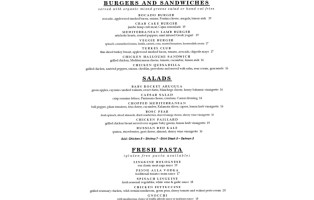Bocado Cafe menu