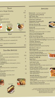 Kobe Japanese Grill menu