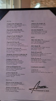 Amore Restaurant And Bar menu
