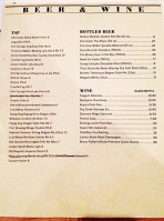 Barrel Head Brewhouse menu