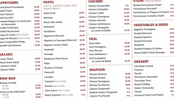 Carmine's Italian Las Vegas menu