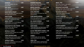 Chaat Paradise Indian Vegetarian food