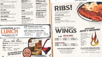 Buffalo Wings Ribs menu