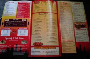 Pizza City Subs menu