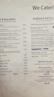 Ban Chan menu