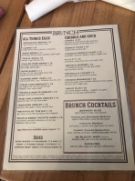 Brownstone menu