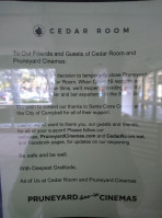 Cedar Room inside