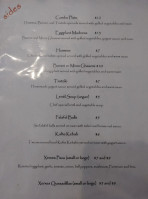 Xerxes Mediterranean Grill menu