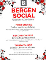 Bergen Social menu