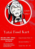 Yatai Food Kart menu