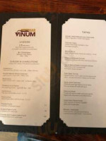Vinum Wine menu