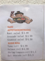 Sumo Teppanyaki Express menu